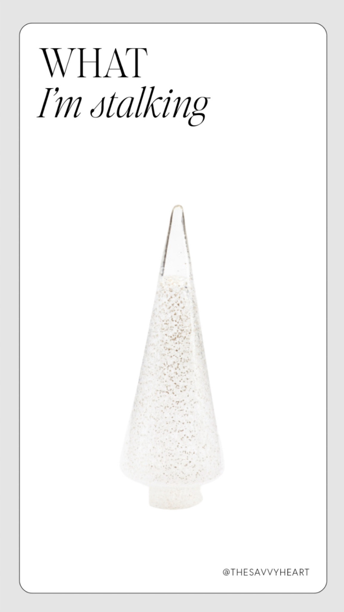 Modern glass Christmas tree - holiday decor and decorations

#LTKHome #LTKHoliday