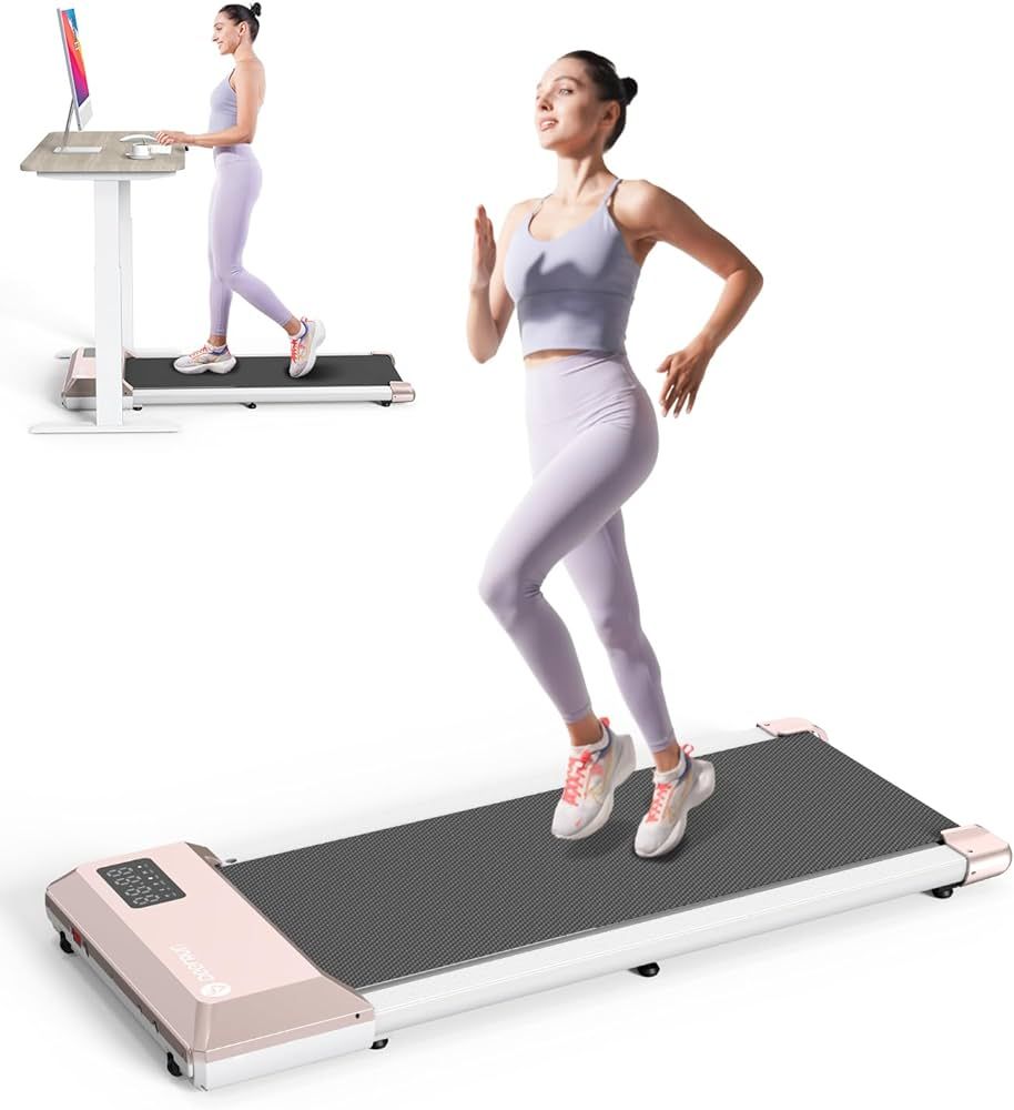 Walking Pad 2 in 1 Under Desk Treadmill, 2.5HP Low Noise Walking Pad Running Jogging Machine with... | Amazon (US)