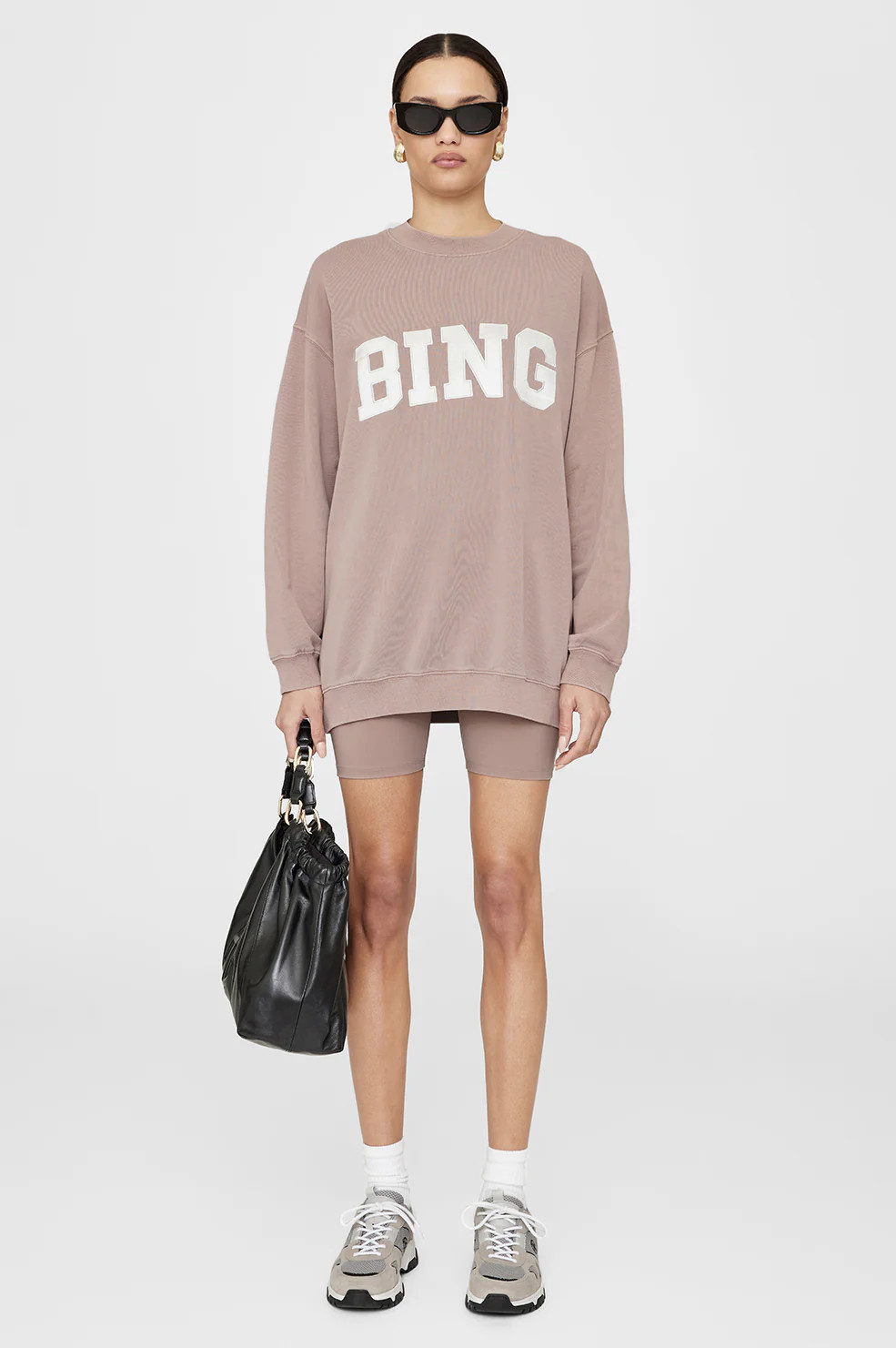 Tyler Sweatshirt Satin Bing | Anine Bing