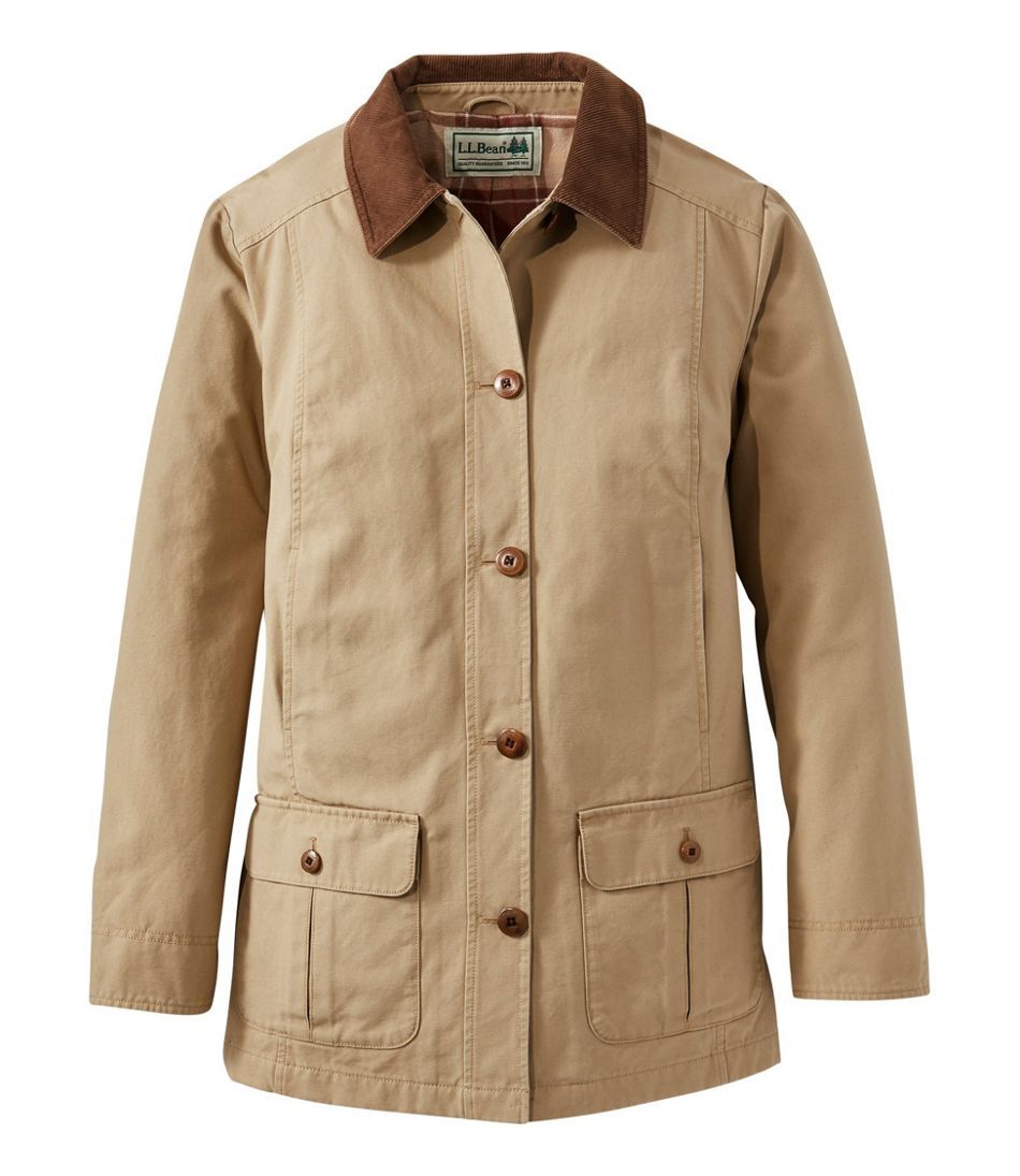 Women's Adirondack Barn Coat, Flannel-Lined | Casual Jackets at L.L.Bean | L.L. Bean