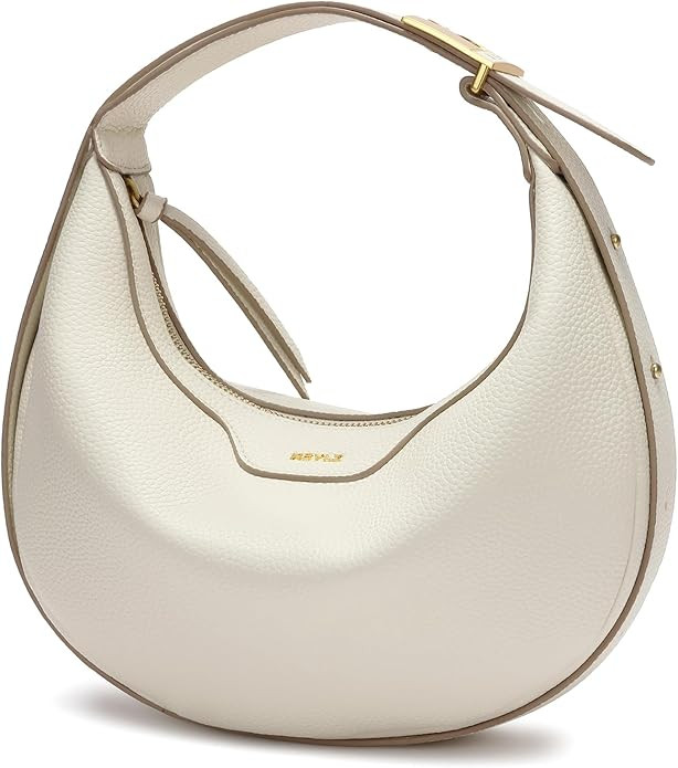 Keyli Crescent Shoulder Bag for Women Trendy Leather Crossbody Hobo Purse Vegan Clutch Handbag Ad... | Amazon (US)