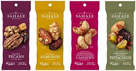 Amazon.com : Sahale Snacks Glazed Nut Mix Variety Pack, 1.5 Ounces (Pack of 12) : Grocery & Gourm... | Amazon (US)
