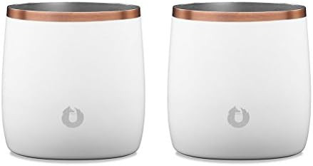 SNOWFOX Elegance Collection Insulated Stainless Steel Old Fashioned/Whiskey Glasses, Whiskey Rock... | Amazon (US)