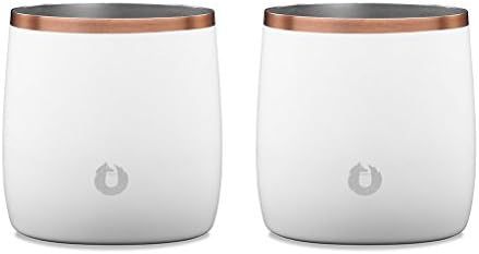 SNOWFOX Elegance Collection Insulated Stainless Steel Old Fashioned/Whiskey Glasses, Whiskey Rock... | Amazon (US)