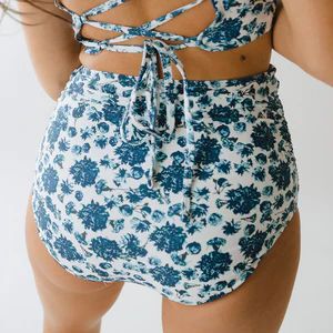 Santorini Ruched High-Waisted Bottoms | Albion Fit