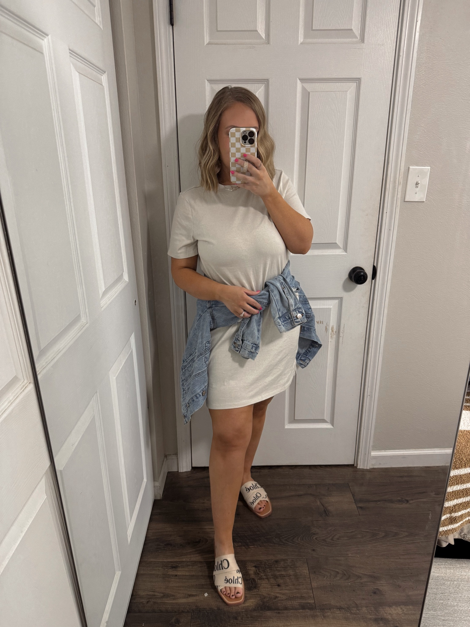 wearing a size medium // xo 

old navy | t shirt dress | casual outfit | mom style 

#LTKStyleTip #LTKFindsUnder50 #LTKMidsize