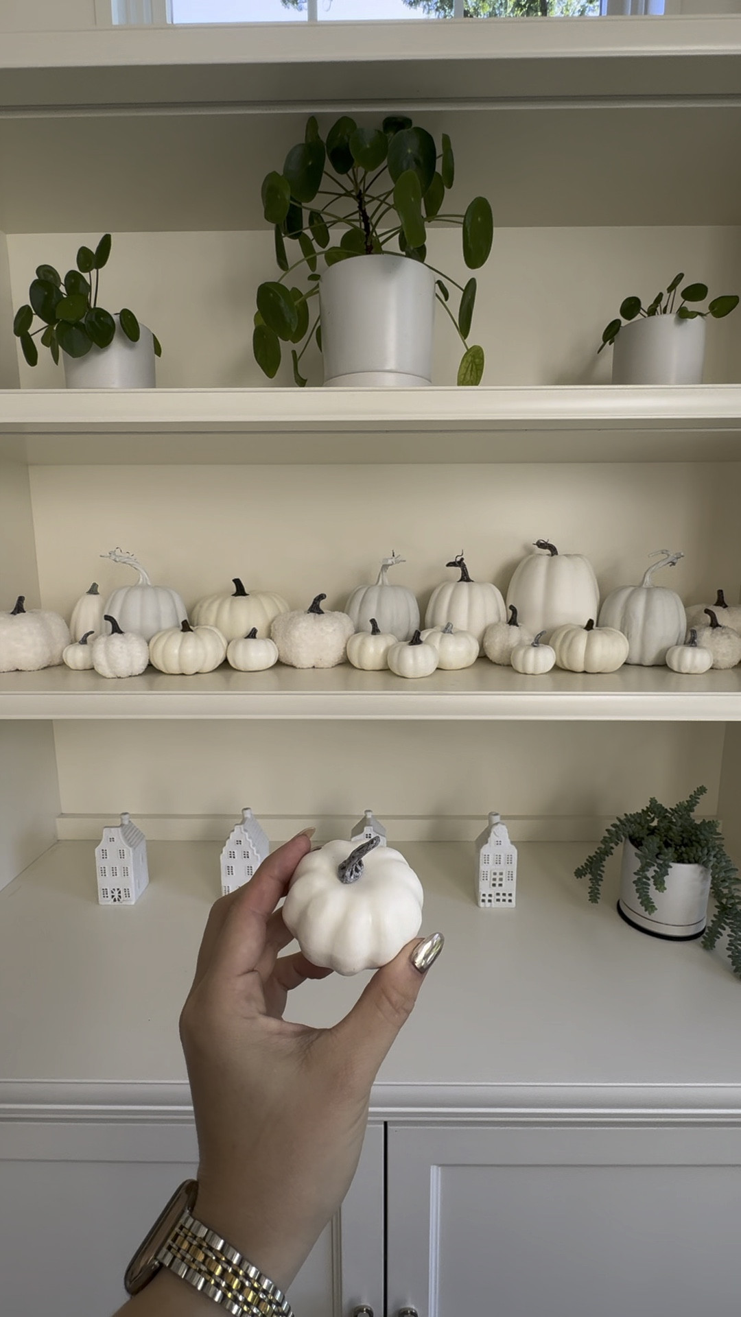 Putting up our pumpkins 

Minimal decor, white pumpkins, home decor, Halloween decor, fall inspiration, autumn, monochrome

#LTKVideo #LTKSeasonal #LTKHome