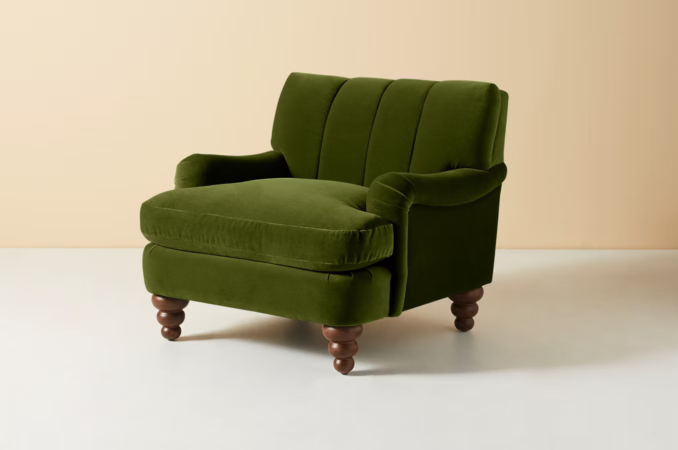 Channel-Tufted Occasional Chair | Anthropologie (US)