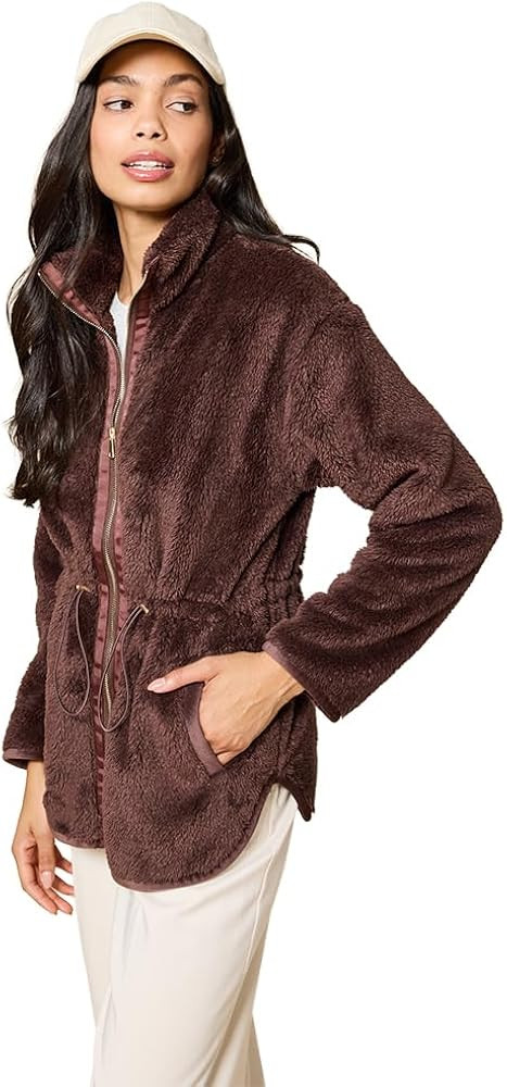 Softies DreamPlush Double Zip Everyday Jacket for Women – Ultra Soft Lightweight Tunic with Adj... | Amazon (US)