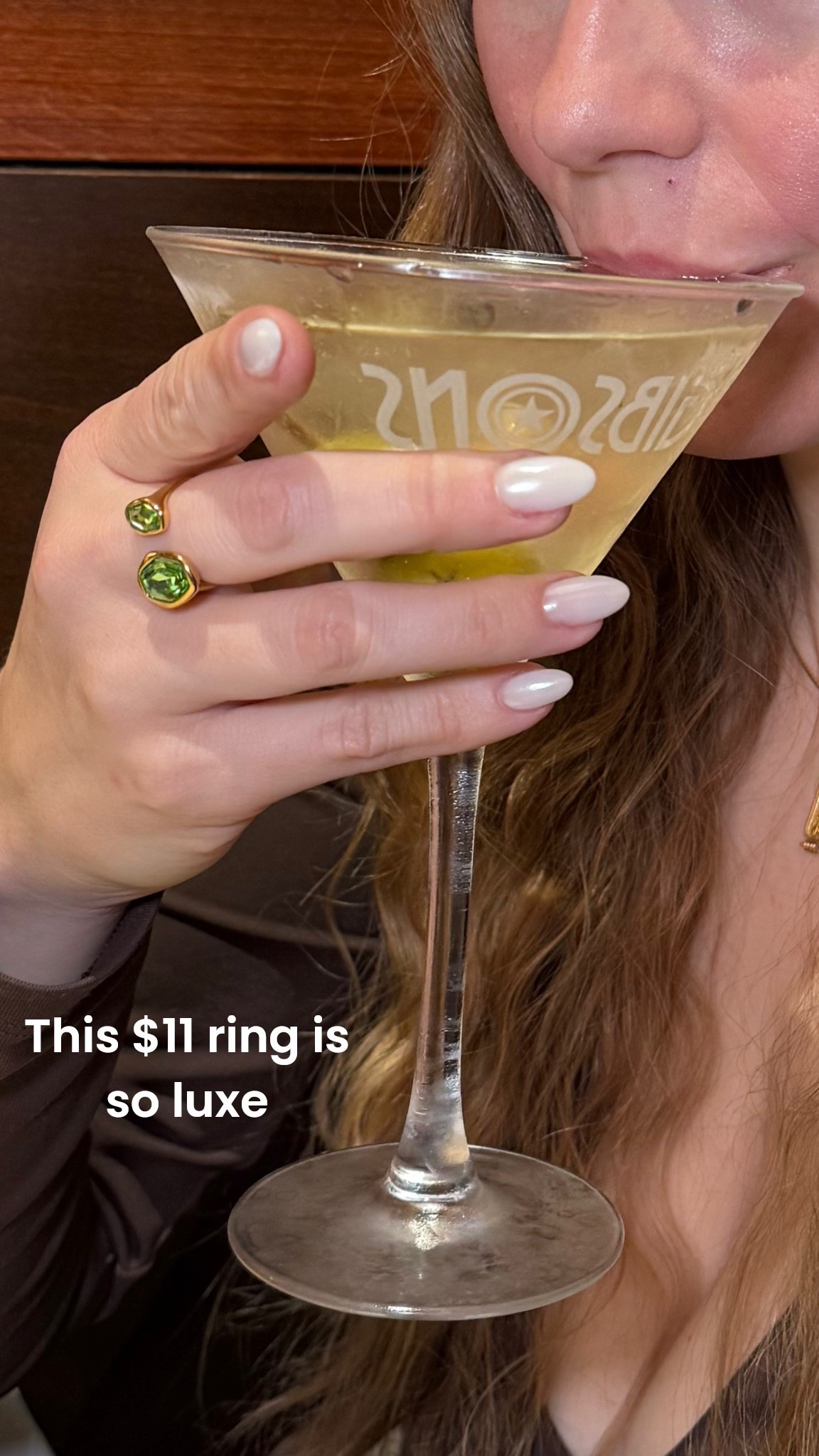 Surprised by how gorgeous and luxe this $11 ring is in-person 💚

#LTKootd #LTKFindsUnder50 #LTKSeasonal