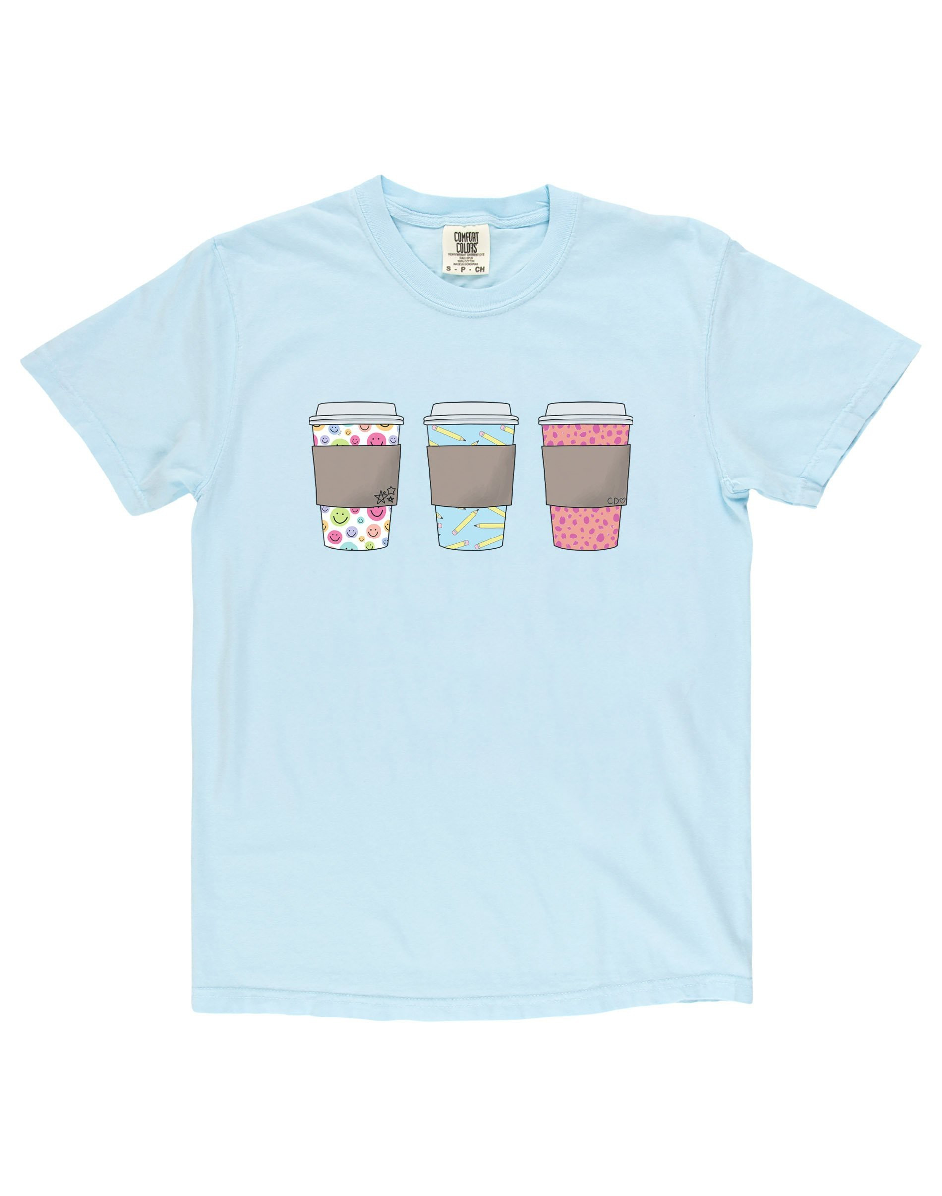 Teacher Coffee Cups Tee | Callie Danielle