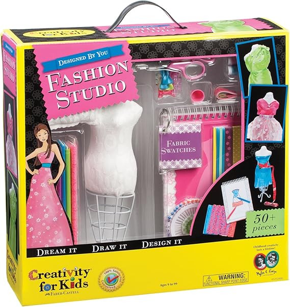 Creativity for Kids Designed by You Fashion Studio, Fashion Design Kit For Kids | Amazon (US)