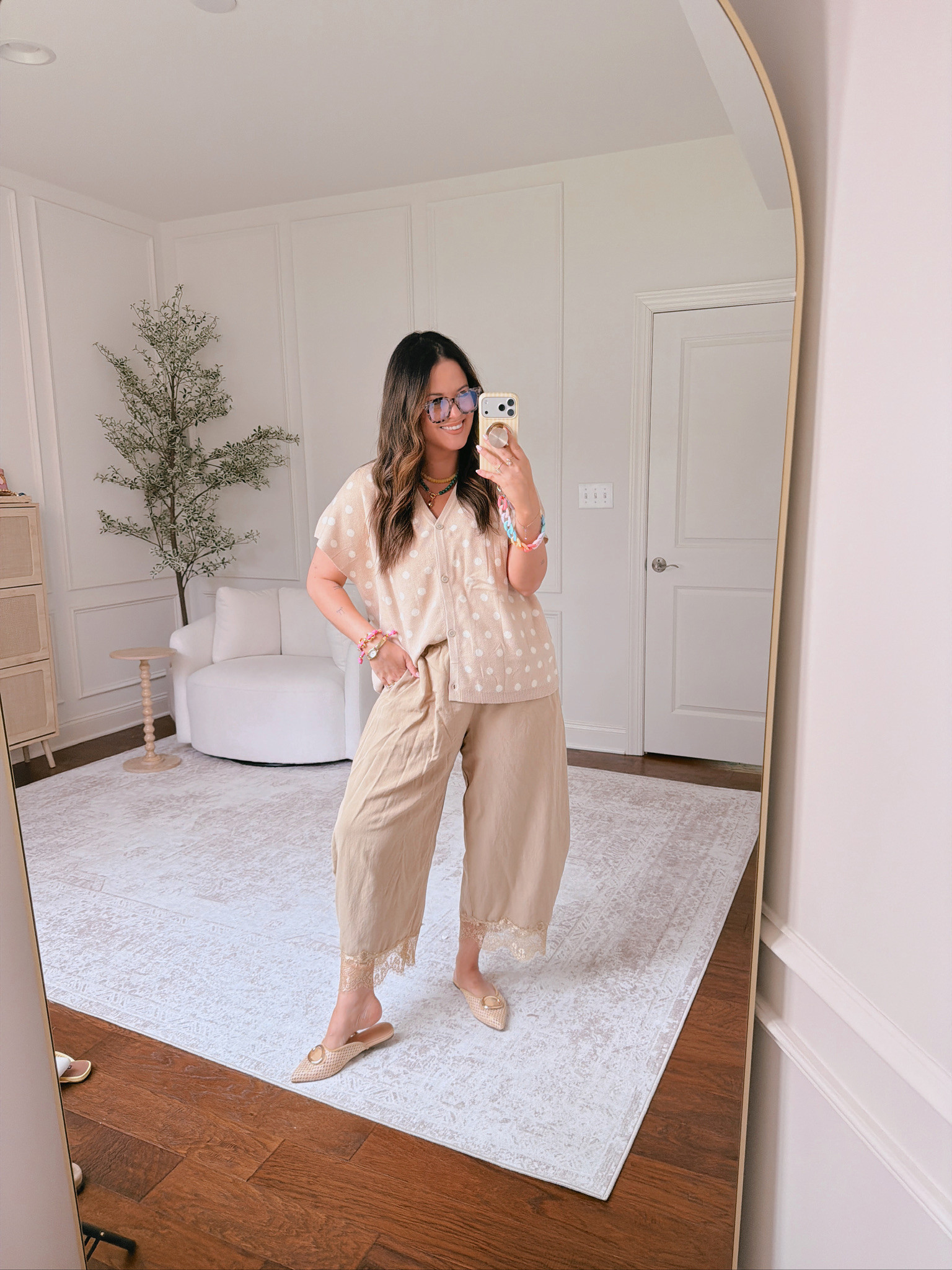 wearing an XL in both pieces 

 #LTKSeasonal #LTKMidsize