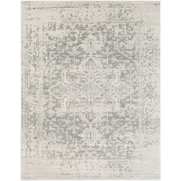 Hillsby Oriental Charcoal/Light Gray/Beige Area Rug | Wayfair North America