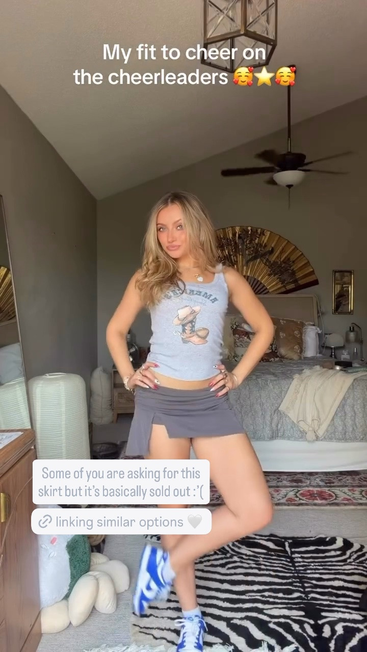 Linking some similar gray skort options!

#LTKootd