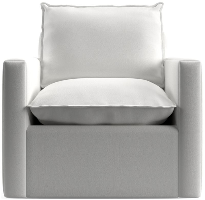 Harbour Natural Flange Nursery Swivel Glider Chair | Crate & Kids | Crate & Barrel