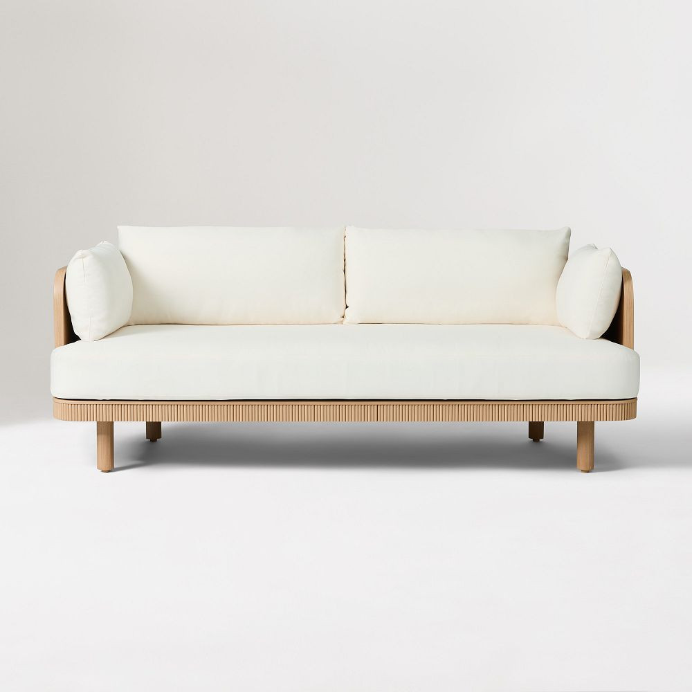 Ellington Outdoor Terrawood Sofa (76") | West Elm (US)