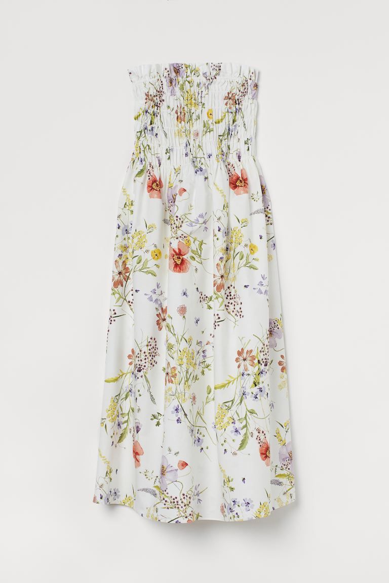 Smocked Bandeau Dress | H&M (US + CA)