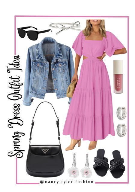 Pink spring or summer dress outfit idea! 🌸 Great for Mother’s Day, bridal showers, baby showers, graduations, a wedding guest dress, and lots of other spring and summer events. 

#LTKFindsUnder50 #LTKSeasonal #LTKParties