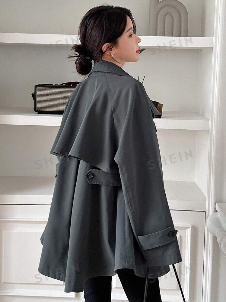 Dazy Star Women's Umbrella-shaped Outwear Trench Coat | SHEIN | SHEIN