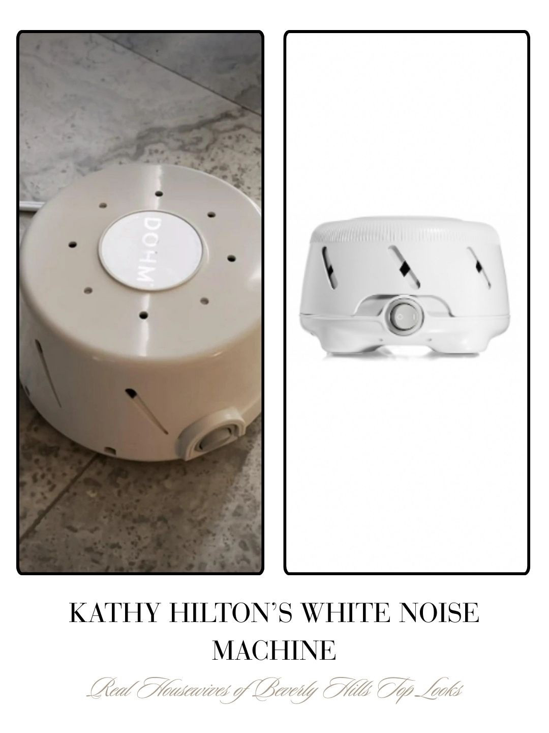 Kathy Hilton’s White Noise Machine 