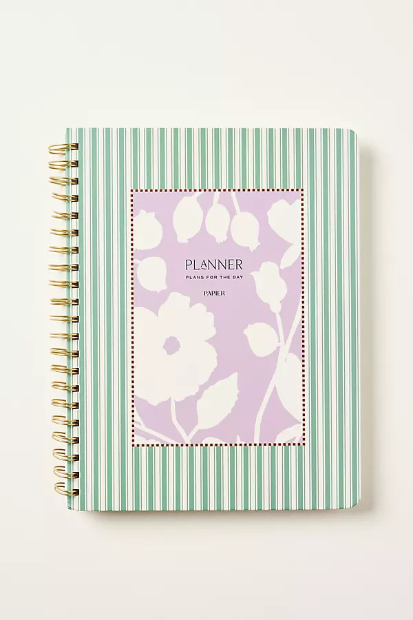 Anthropologie x Papier Spiral Lined Daily Planner | Anthropologie (US)