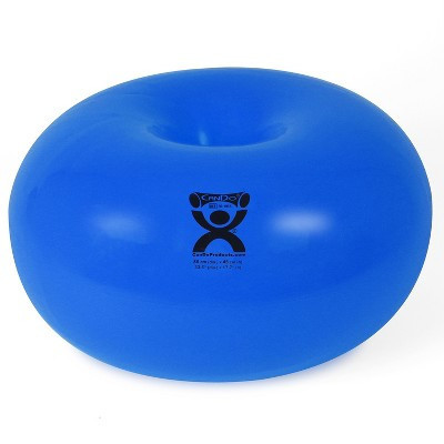 CanDo Donut Exercise, Workout, Core Training, Swiss Stability Ball for Yoga, Pilates and Balance Training in Gym, Office or Classroom, Blue 34-inch | Target