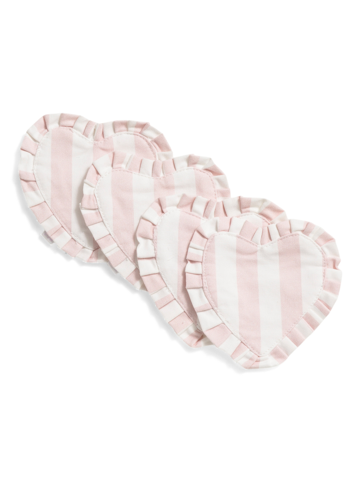 Set Of 4 Heart Coasters | TJ Maxx