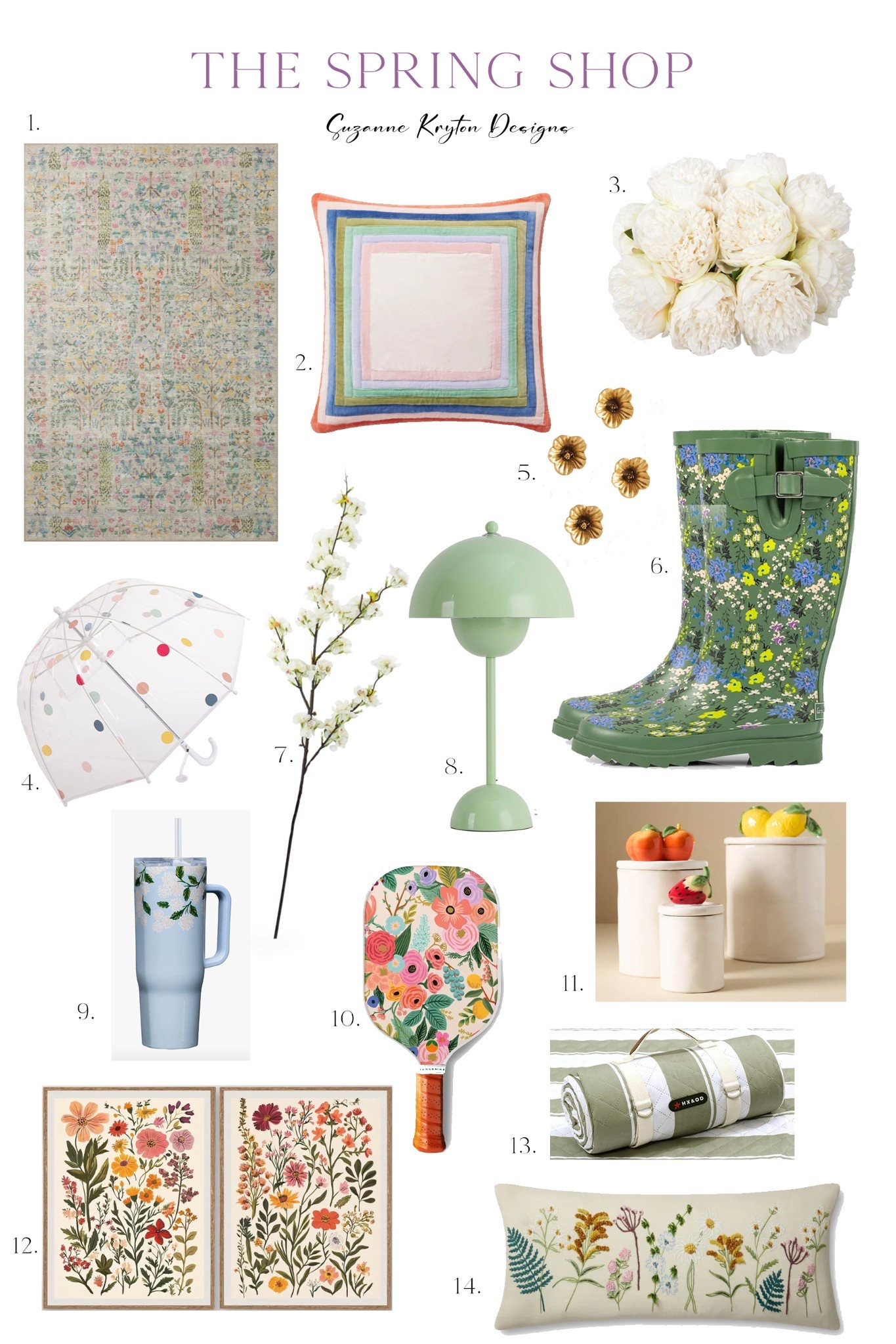 Spring finds that will add some pretty floral joy to your everyday activities! #springfinds #springshopping #colorfulhome

#LTKspring #LTKcanada #LTKsummer