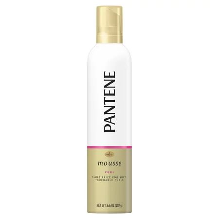 Pantene Pro-V Curl Mousse to Tame Frizz for Touchable Curls, 6.6 Oz | Walmart (US)