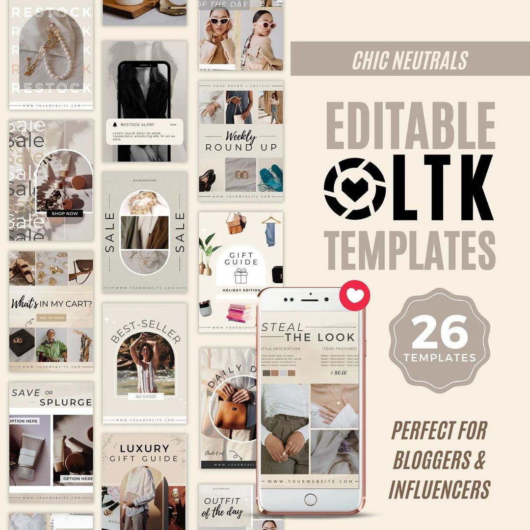 LTK Templates Canva LTK Gift Guide Ltk Collage LTK - Etsy | Etsy (US)