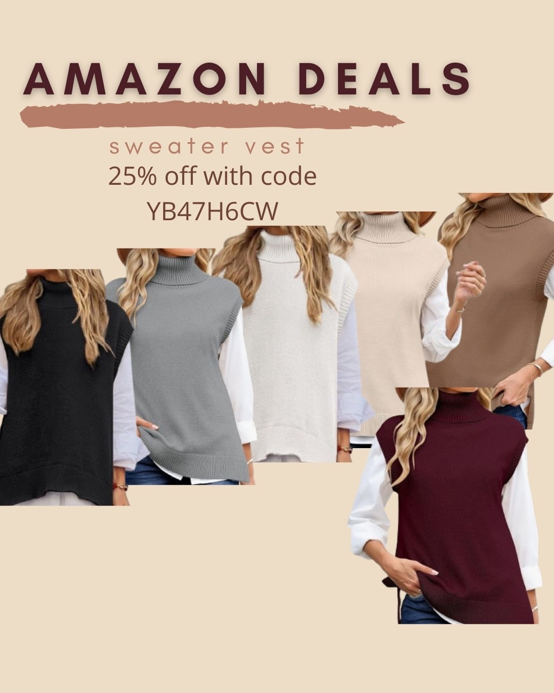 $15 ends 12/14

Anrabess
Amazon fashion
Amazon deals
Sweater vest


#LTKFindsUnder50 #LTKSaleAlert