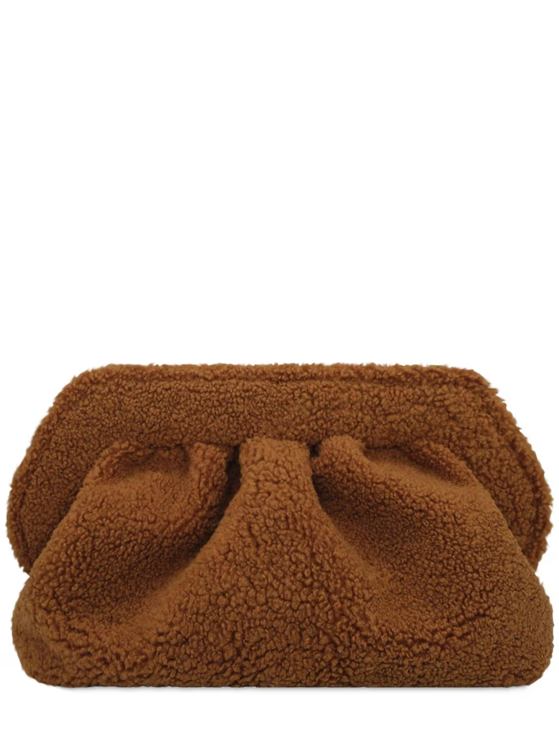 Themoirè - Bios faux shearling clutch - Sierra | Luisaviaroma | Luisaviaroma