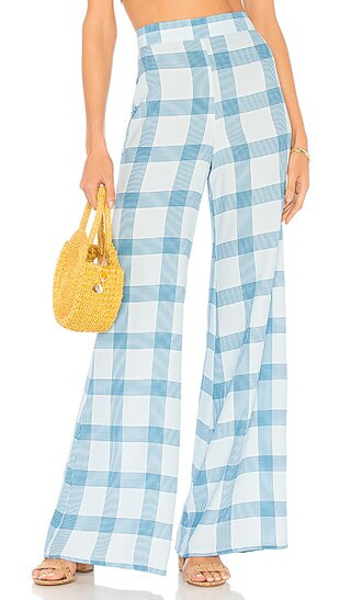 FLYNN SKYE Ride Or Die Pant in Boxy Blue | Revolve Clothing (Global)