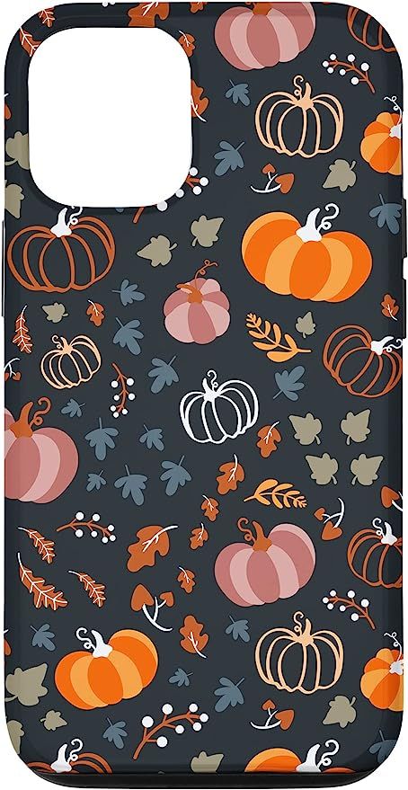 iPhone 12/12 Pro Autumn Falling Leaves Pumpkin Spice Harvest Happy Fall Case | Amazon (US)