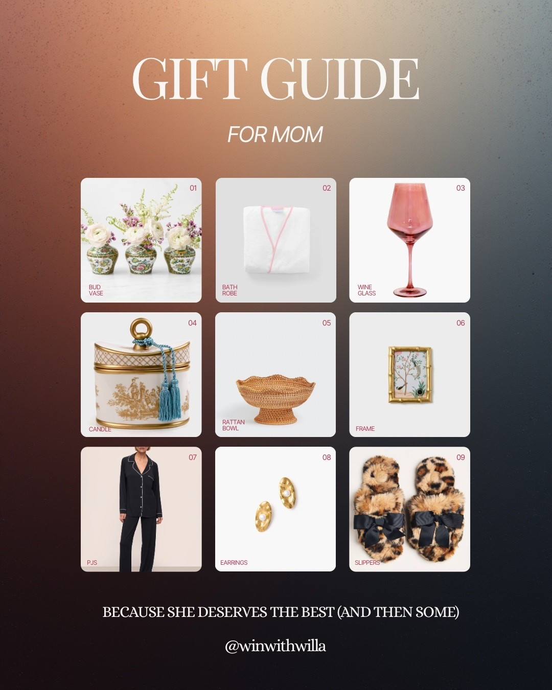 gift guide for mom

because she deserves the best (and then some)

#LTKmomlife #LTKGiftGuide #LTKHoliday
