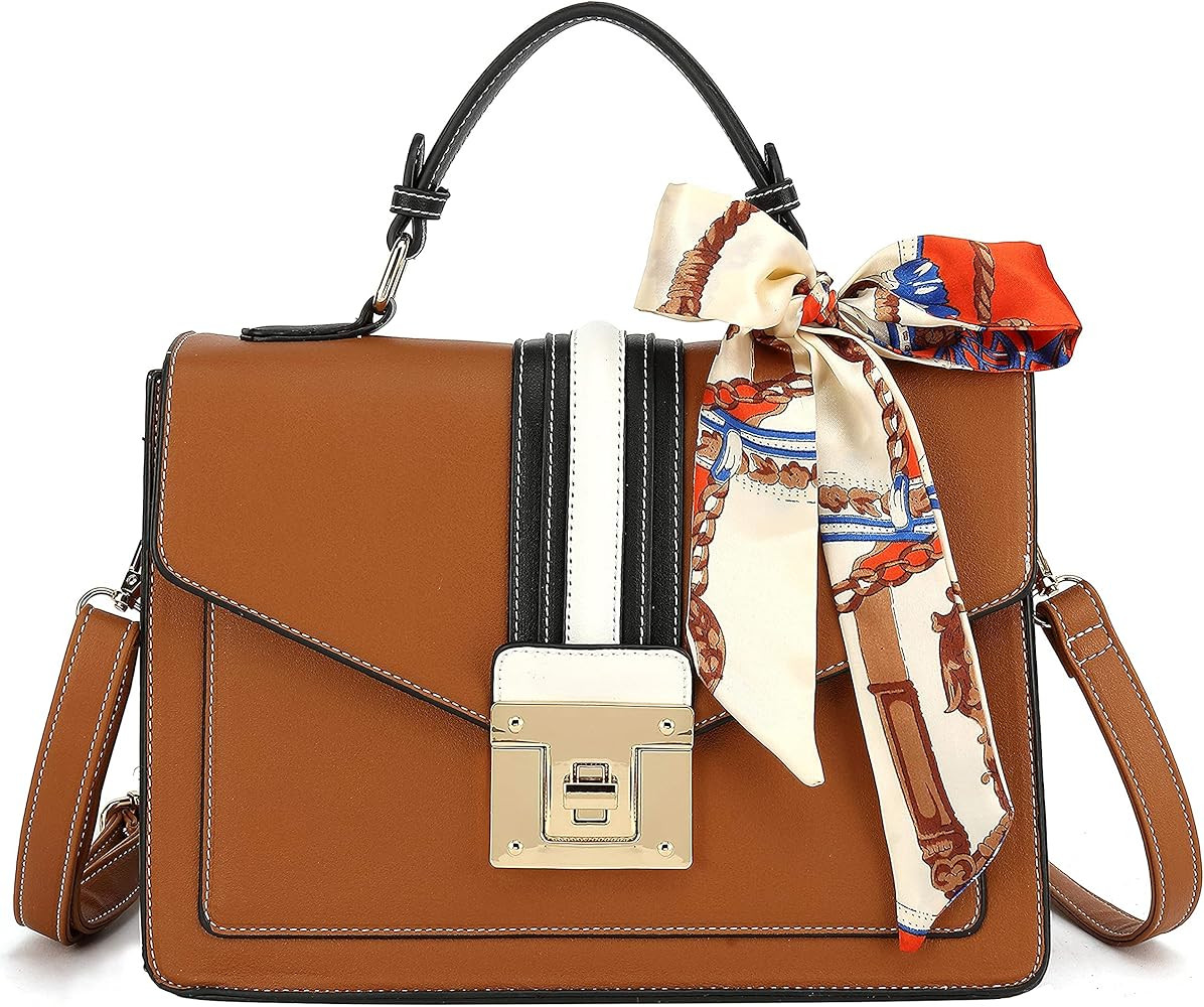 Scarleton Medium Top Handle Satchel Handbag for Women, Purses for Women, Tote bag for Women, H206... | Amazon (US)