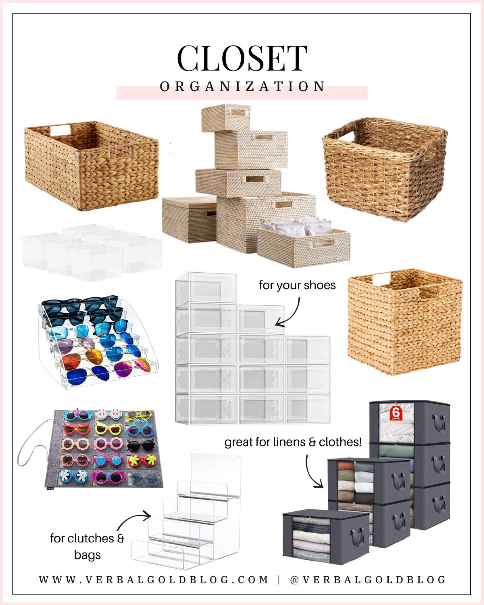 Amazon closet organization - closet storage containers - amazon organizer - closet baskets - clothes storage - closet bins for storage organize


#LTKstyletip #LTKfamily #LTKhome