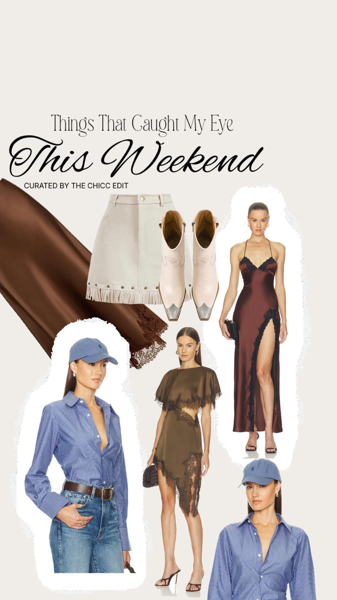 Things that caught my eye this weekend. 🤎

#dress #cowgirlboots #miniskirt #christmastrees #basket home decor holiday silk skirt button up shirt cap jeans revolve Amazon country concert

#LTKSeasonal #LTKootd #LTKHome