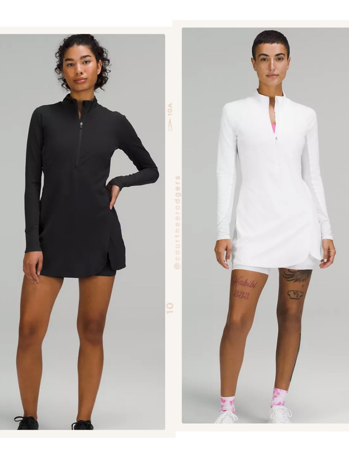 lululemon Nulux Long Sleeve Tennis Dress