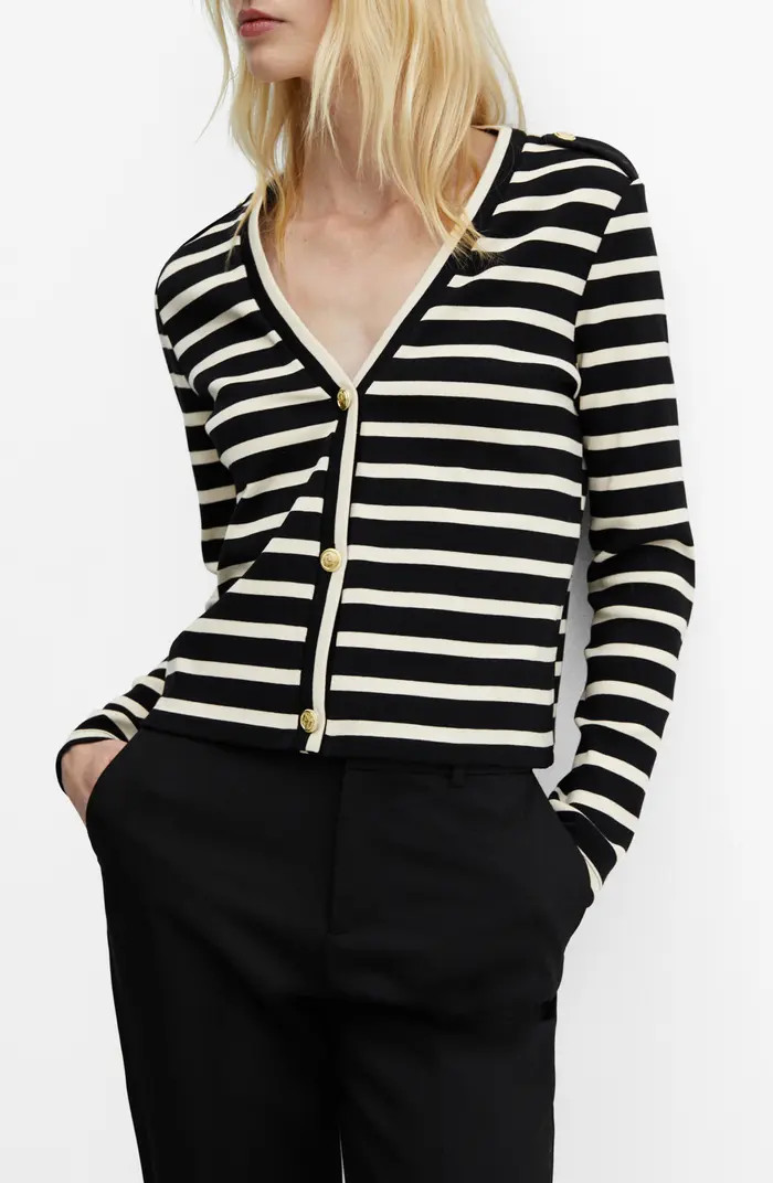 Stripe Cotton Cardigan | Nordstrom
