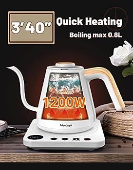MeeLeya Electric Gooseneck Kettle with Temperature Control, Pour Over Coffee Kettle & Tea Kettle,... | Amazon (US)