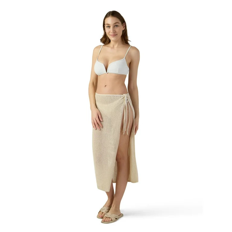 No Boundaries Women's Open Knit Sarong | Walmart (US)