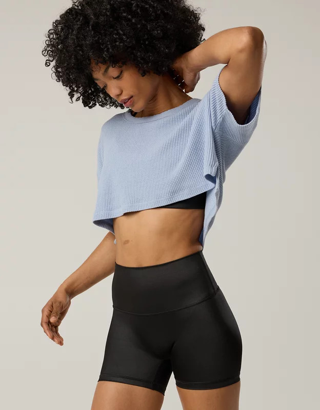 OFFLINE By Aerie Goals Gloss 4" Bike Short | Aerie