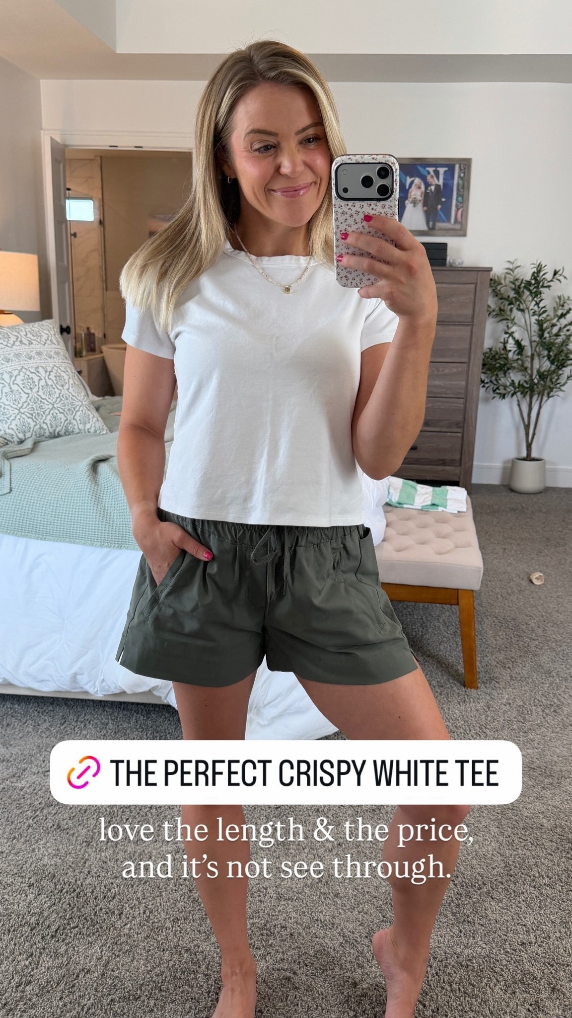The best Amazon white tee! True to size and comes in other solid colors 

Shorts are quince and SO good! I reach for them all the time. In my true size S

#LTKootd #LTKSeasonal #LTKPetite
