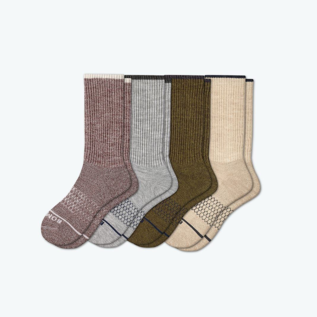 Men's Merino Wool Blend Calf Sock 4-Pack | Bombas Socks