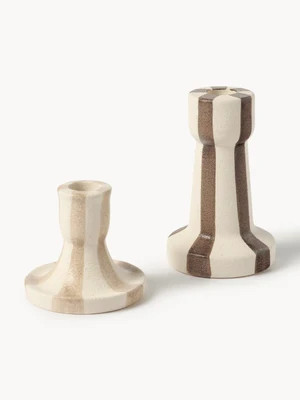 Hand-Painted Candle Holders Ellen, Set of 2 | Westwing UK
