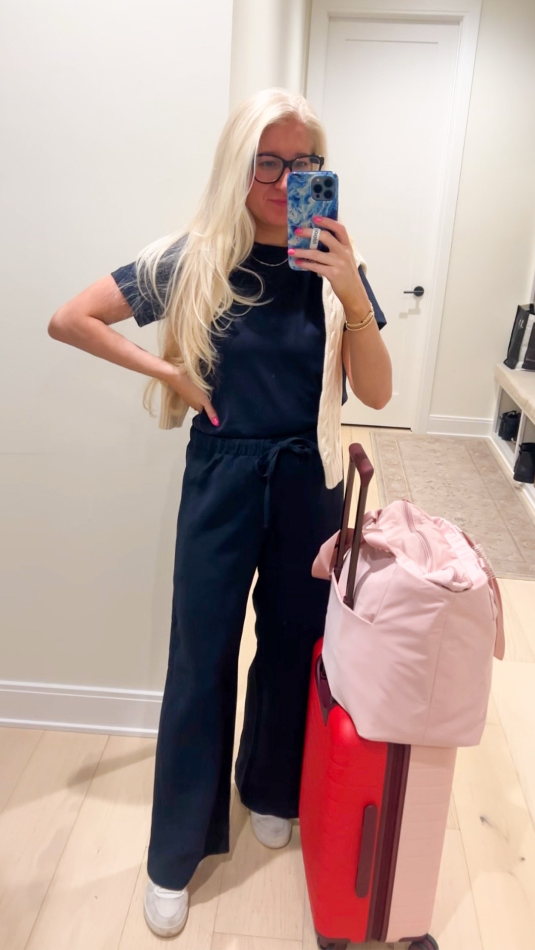 This is going to be my new travel outfit! Comfortable without looking like I’m a slob at the airport!! Looking forward to styling these pants in other ways too!! 

#LTKTravel #LTKvlog #LTKootd