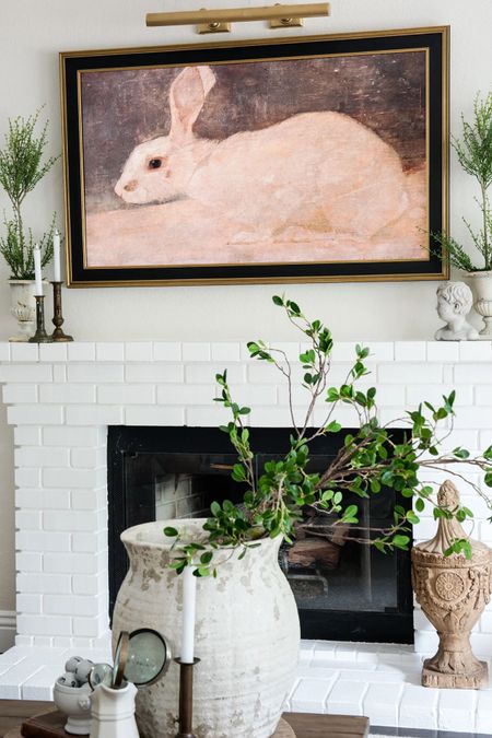 It’s finally starting to look like Spring in my family room! Hop over to the blog for this bunny image plus 15 more pieces of free art for the frame TV  

#LTKSeasonal #LTKhome