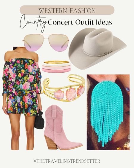 Western fashion country concert idea, spring, summer, travel, resortwear, fashion, show me your mu romper, turquoise, earrings, booties, boots, cowgirl, hat, cowboy hat, cowgirl, boots, cowboy boots, Nashville, outfit, rodeo outfit, music, festival, outfit, bridal shower, ride to be, baby shower, wedding guest, dress, outfit, wedding, Napa, girls night out, date night outfit

#LTKFestival #LTKWedding #LTKFindsUnder100